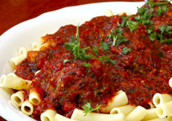 pasta with tomato basil sauce 4717