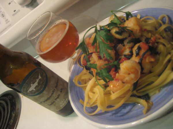 Pasta cooked in beer Pasta cooked in beer