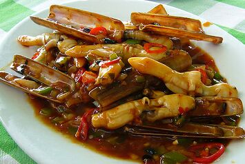 razor clams in schezwan sauce 7