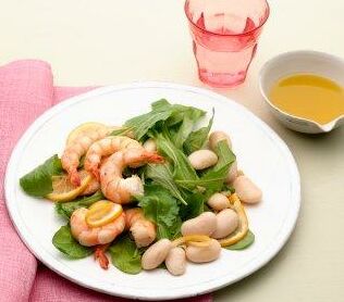 shrimp and lima beans salad 7