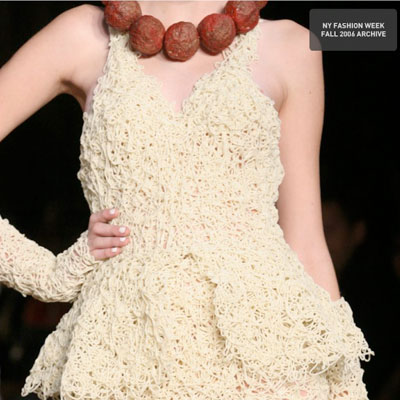 Spaghetti Dress with Meatball Necklace Spaghetti Dress with Meatball Necklace
