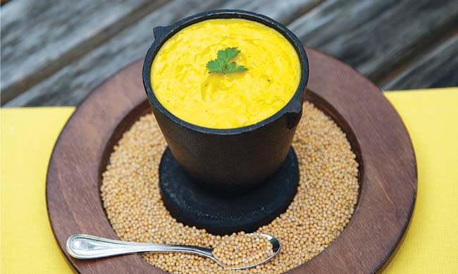 Yellow Mustard Condiment Yellow Mustard Condiment