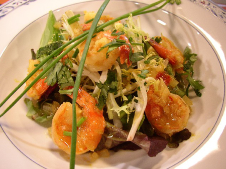 pepper with rum prawns 2331